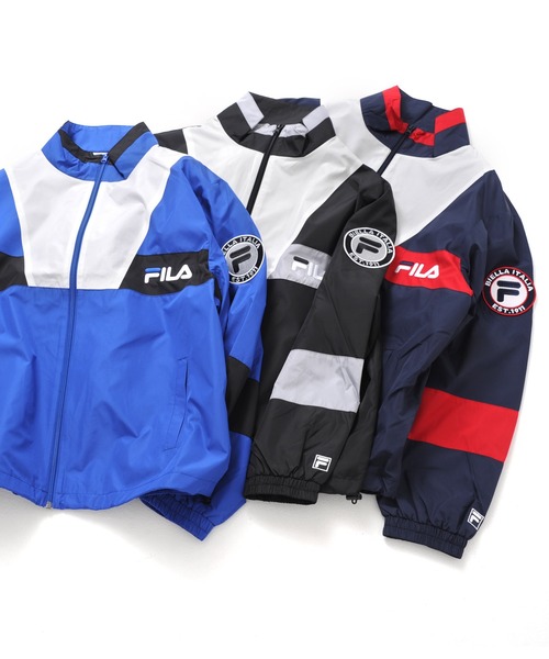FILA（フィラ） ナイロンジャケット 「FILA/フィラ」バックプリント 