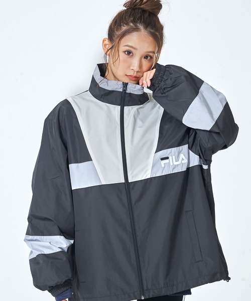 FILA（フィラ） ナイロンジャケット 「FILA/フィラ」バックプリント 
