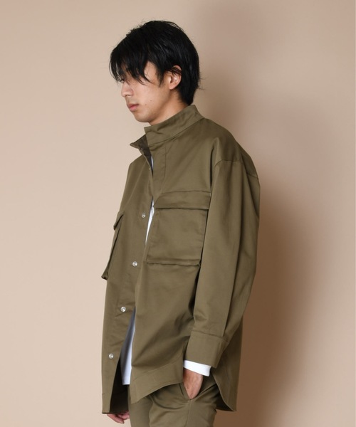 定番在庫 アウター ツイルスタンドカラーシャツジャケット■セットアップ対応■(ユニセックス) ZOZOTOWN PayPayモール店 - 通販 - PayPayモール HOT低価