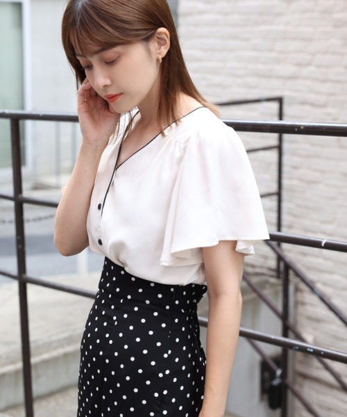 one after another NICE CLAUP シャツ ブラウス 【WEB限定カラーあり 