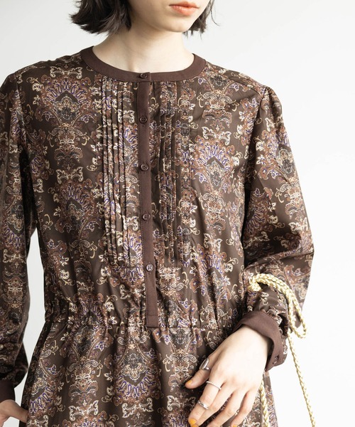 GeeRA（ジーラ） ワンピース 大人プリントロングワンピース : ZOZOTOWN