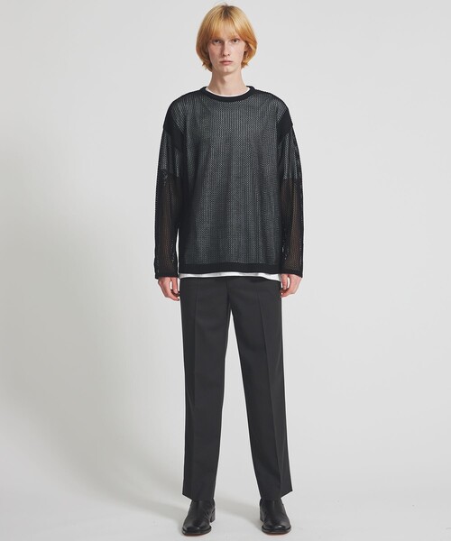 LiNoH ニット CODE YARN MESH L/S KNIT : ZOZOTOWN Yahoo!店 - 通販 