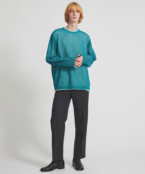 LiNoH ニット CODE YARN MESH L/S KNIT : ZOZOTOWN Yahoo!店 - 通販 