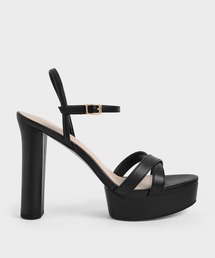 チャールズアンドキース　サンダル CHARLES ＆ KEITH（チャールズ&キース） サンダル クロスオーバー