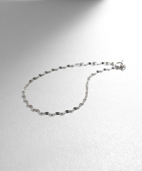 ♡美品·K10ココシュニックCOCOSHNIKフラワークロスチェーンブレスレット ココシュニック COCOSHNIK K10フラワークロスチェーン3連