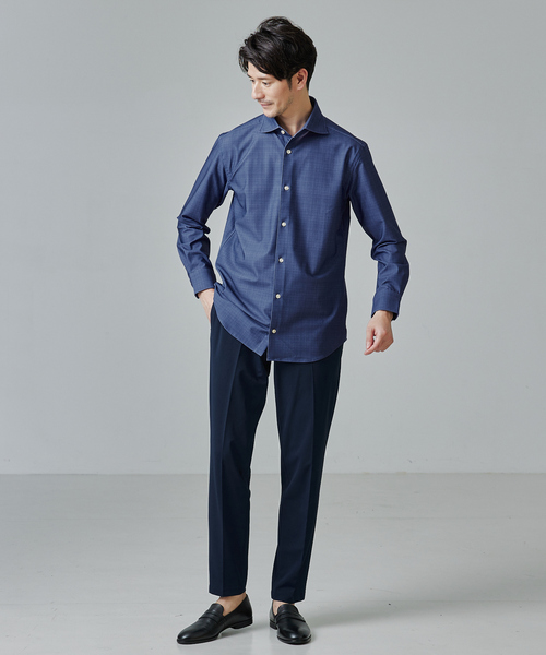 アバハウス（ABAHOUSE）/【FLEX SHIRTS】マルチストレッチ スラブ チェック シャツ ABAHOUSE（アバハウス） シャツ 「FLEX SHIRTS」マルチストレッチ