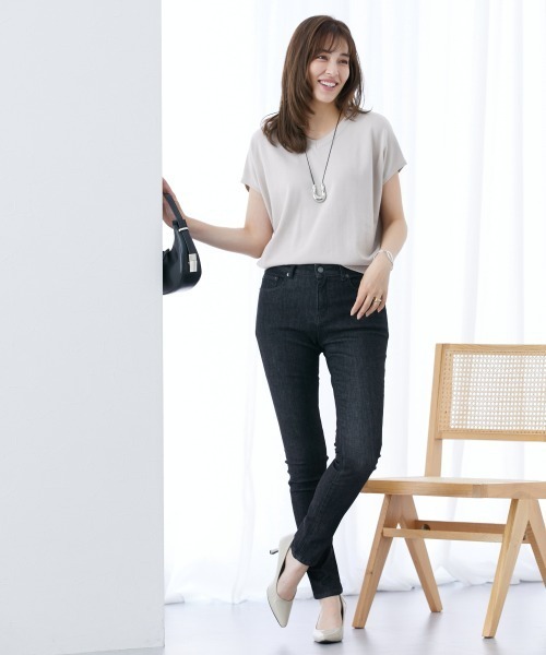 デニム・ジーパン SPORTMAX FW25 Jeans (2522186265 SCHERMO005) プロテクトストレッチデニムジーンズ(S ディープインディゴ