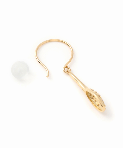 Lilas ピアス リファインドダイヤパヴェピアス K18（両耳） レディース 