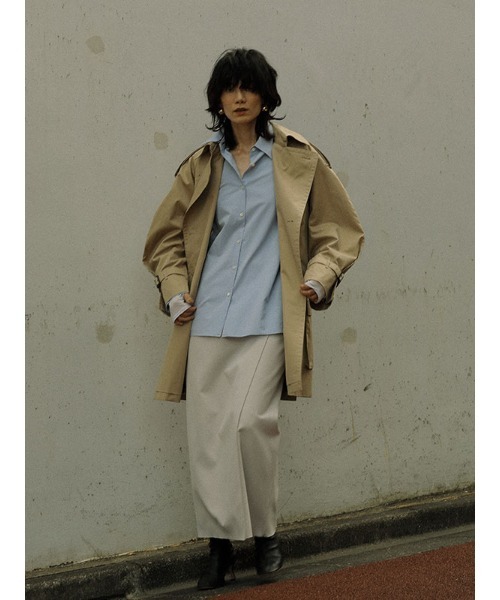 ETRE TOKYO スカート ストレートラインラップスカート
