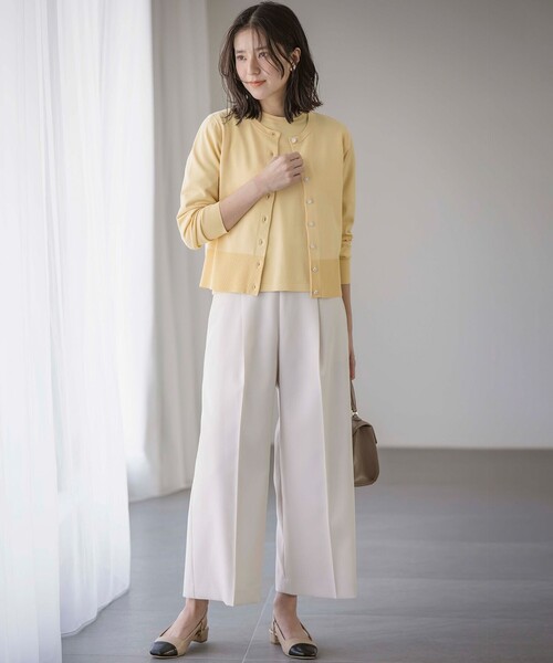 組曲（KUMIKYOKU） パンツ オシャクロス ガウチョパンツ レディース