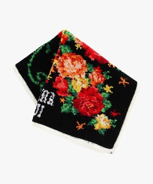 ANNA SUI 花柄ハンカチ 7枚セット ANNA SUI ハンカチ ブティック柄プリントハンカチ レディース