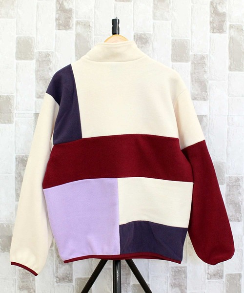 HUF トレーナー スウェット リミックスクォータージップフリース