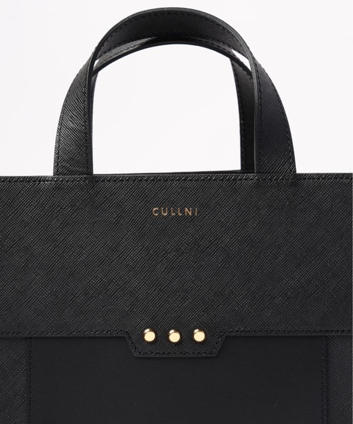 クルニ CULLNI レザーショルダーバッグ ブラック