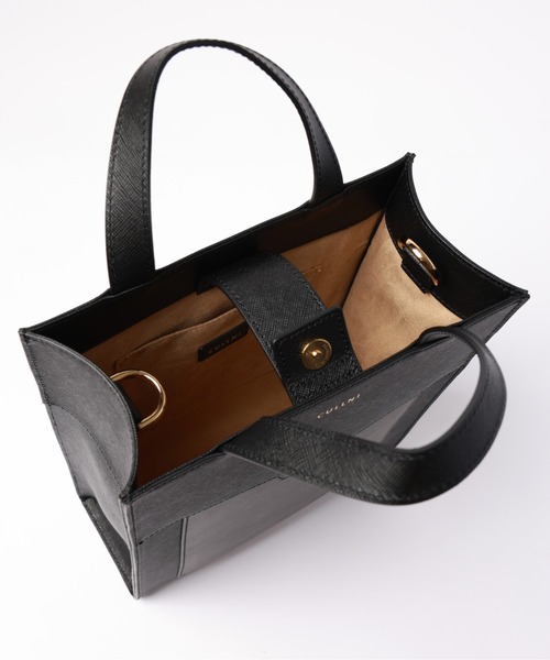 CULLNI ショルダーバッグ Leather vertical mini tote bag