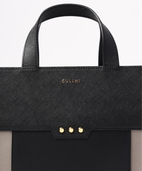 CULLNI ショルダーバッグ Leather vertical mini tote bag