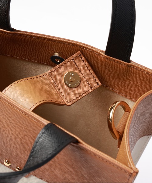 CULLNI（クルニ） ショルダーバッグ Leather vertical mini tote bag