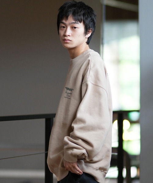 FUBU フブ トップス 裏毛 ハーフジップ スウェット。FUBUは