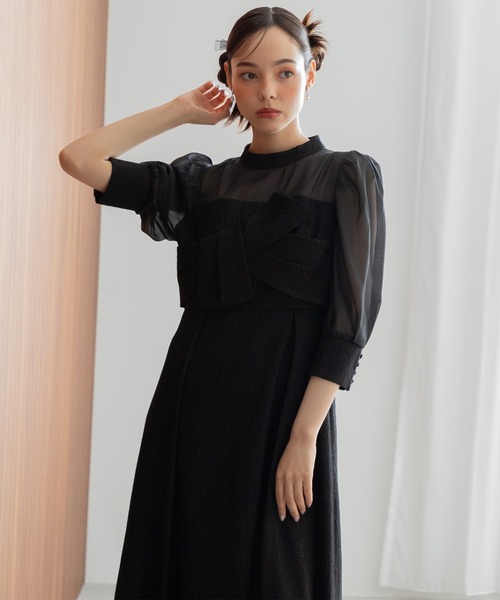 【定価¥23,100】【新品】フォルムフォルマ ジャガードワンピースドレス M 68781791b_b_14_500.jpg