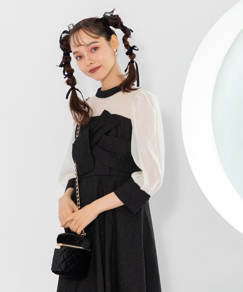 【formformaオリジナル】ジャガードワンピースドレス formformaオリジナル】ジャガードワンピースドレス/結婚式