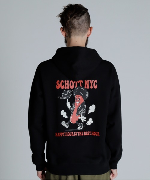 Schott N.Y.C パーカー Schott/ショット/HOODED SWEAT AMERICAN