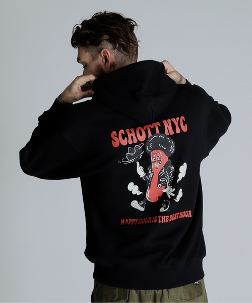 Schott / HOODED SWEAT ショット パーカー Schott N.Y.C（ショット） パーカー Schott/ショット/HOODED SWEAT