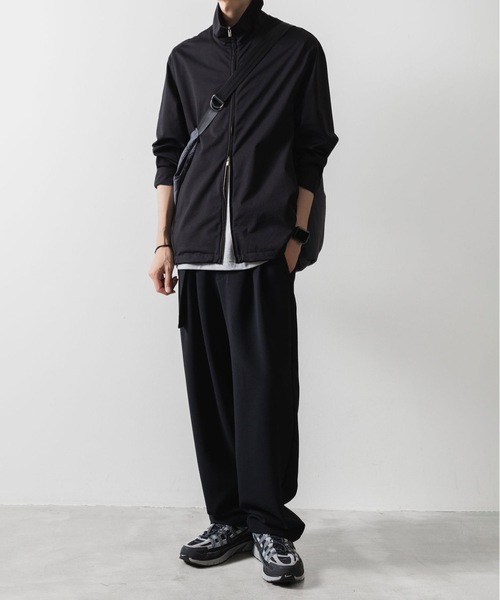 ATTACHMENT スラックス PE ストレッチダブルクロス ベルテッド