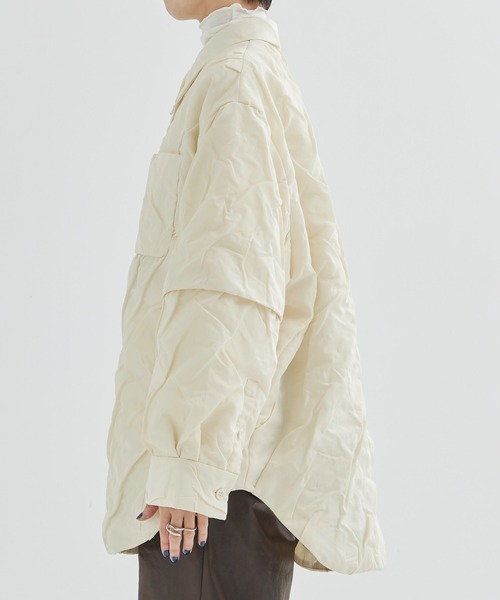 CLANE コート アウター 「CLANE/クラネ」PADDED CRUMPLY SHIRT