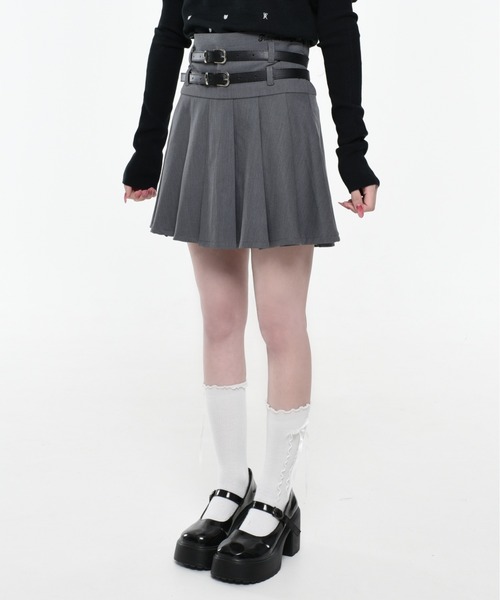 TRAVAS TOKYO 【トラバストーキョー】 ベルト付きチェックパンツ TRAVAS TOKYO（トラバス トウキョウ）の「『TRAVAS TOKYO