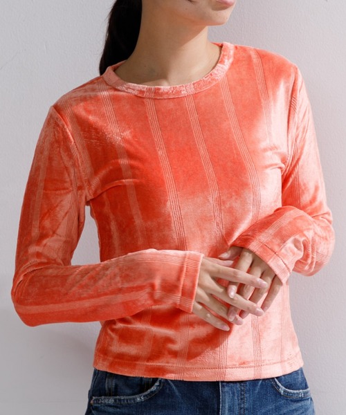 tシャツ 「WOMEN」Robert P’miller Velor Prib LS Tee レディース