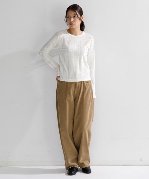 tシャツ 「WOMEN」Robert P’miller Velor Prib LS Tee レディース Robert P. Miller tシャツ 「WOMEN」Robert P'miller Velor Prib