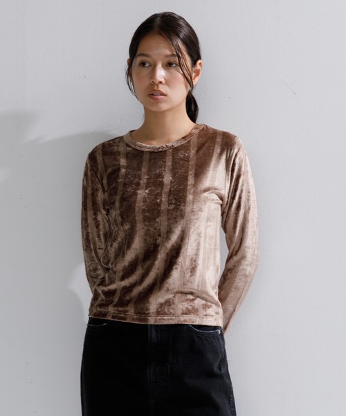 tシャツ 「WOMEN」Robert P’miller Velor Prib LS Tee レディース Robert P. Miller tシャツ 「WOMEN」Robert P'miller Velor Prib