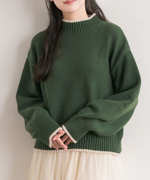 RETROGIRL（レトロガール） ニット セーター バイカラーPO レディース
