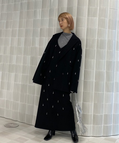 Ameri(アメリ) ワンピース UND ELSA BIJOU WOOL DRESS : ZOZOTOWN Ameri(アメリ) ワンピース UND ELSA BIJOU WOOL DRESS : ZOZOTOWN