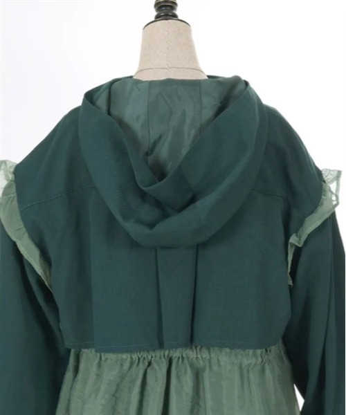 ダークコア axes femme POETIQUE ミリタリーフーディーブルゾン axes femme POETIQUE ブルゾン アウター ミリタリーフーディー