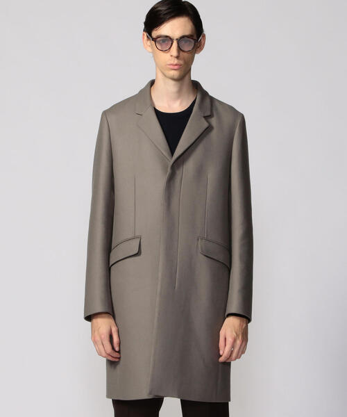 美品『ノット・トゥモローランド』チェスターコート/カシミヤ混/千鳥/メルトン/ TOMORROWLAND（トゥモローランド） 「knott」チェスターコート 1