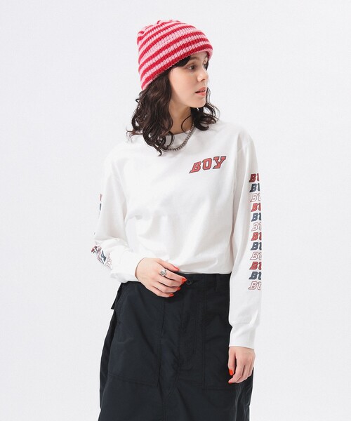 BEAMS BOY ロングスリーブシャツ BEAMS BOY（ビームス ボーイ）ボーイ ワークチェック ロング