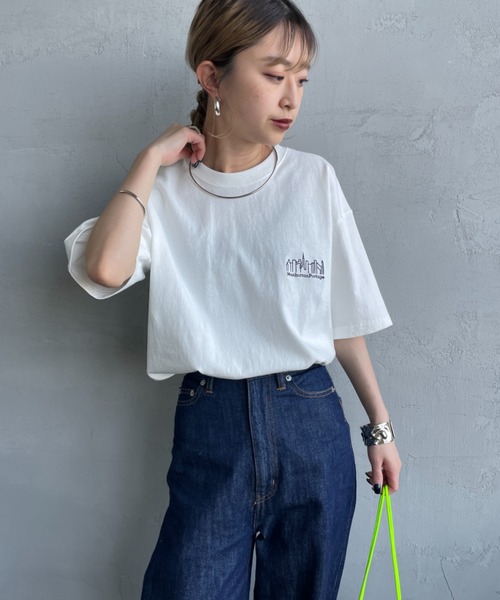 tシャツ 「MANHATTAN PORTAGE/マンハッタンポーテージ」 スカイラインワンポイントロゴ ショートスリーブTシャツ レディース メンズ MANHATTAN PORTAGE/マンハッタンポーテージ] スカイラインワン