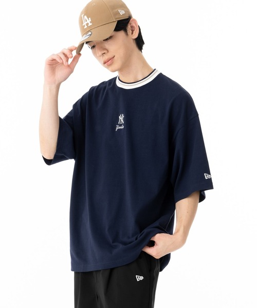国内発送★New Era★オーバーサイズ♪コットン*半袖Tシャツ NEW ERA tシャツ ニューエラ 半袖Tシャツ オーバーサイズ MLB