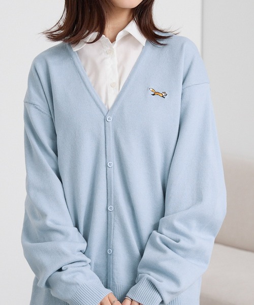 PENNEYS（ペニーズ） カーディガン 別注 THE FOX ロゴ ワンポイント