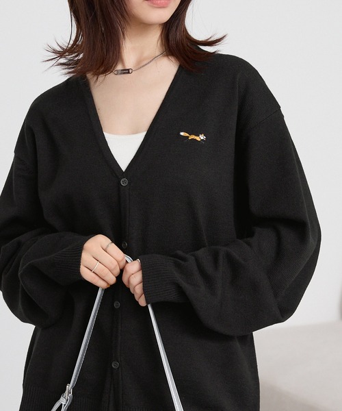PENNEYS（ペニーズ） カーディガン 別注 THE FOX ロゴ ワンポイント