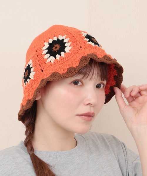 チチカカ（TITICACA） 帽子 ハット クロシェバケットハット レディース