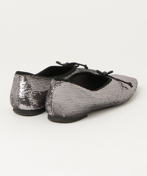⭕️極美品　ビューティーアンドユース　フラットパンプス　シルバー　37　23.5 BEAUTY＆YOUTH UNITED ARROWS 「BEAUTY&YOUTH ARROWS」 フラット