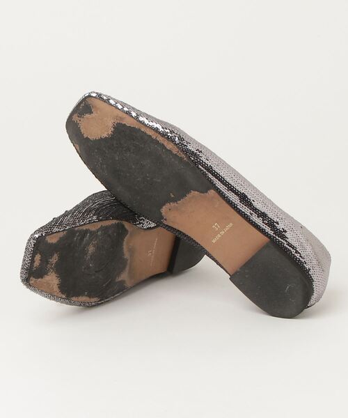 ⭕️極美品　ビューティーアンドユース　フラットパンプス　シルバー　37　23.5 BEAUTY＆YOUTH UNITED ARROWS 「BEAUTY&YOUTH ARROWS」 フラット