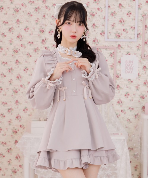 ROJITA（ロジータ） セットアップ ハートバックルチョーカー