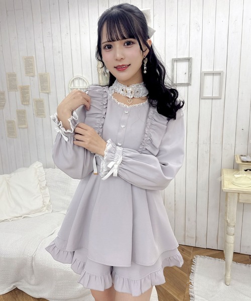 ROJITA（ロジータ） セットアップ ハートバックルチョーカー