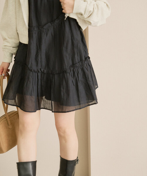 Kastane チュニック インド綿ティアードチュニック : ZOZOTOWN
