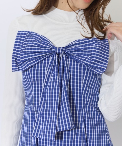 AND COUTURE（アンドクチュール） ワンピース ギンガムチェック柄