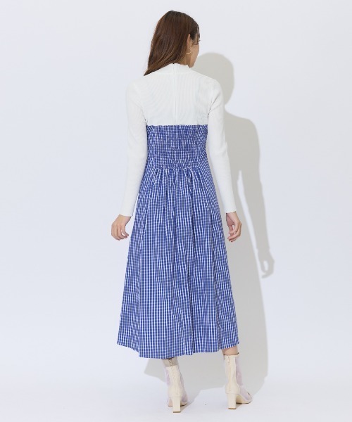 AND COUTURE（アンドクチュール） ワンピース ギンガムチェック柄