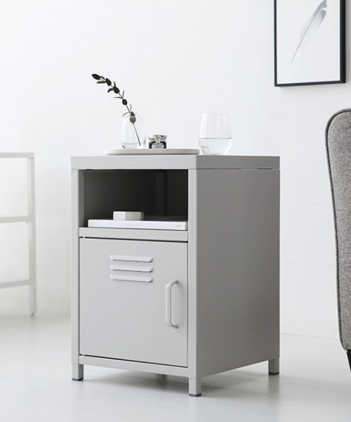 iellio 家具 「MARKET B」スチールロッカーキャビネット 収納ラック