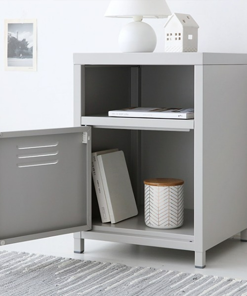 iellio 家具 「MARKET B」スチールロッカーキャビネット 収納ラック